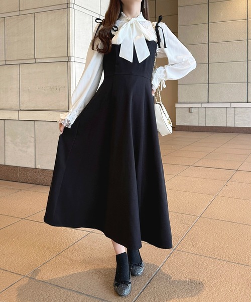 アプレジュール キャミワンピ クリンクルキャミワンピース【ZOZOTOWN限定アイテム