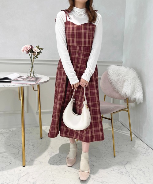 apres jour（アプレジュール）の「アソートチェックフレアキャミワンピース【ZOZOTOWN限定アイテム】（ワンピース・レディース・ブラック/レッド系その他/ベージュ系その他/ブラック系その他/ブラウン系その他・X-LARGE/フリー）」の19枚目の写真