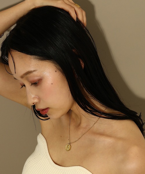 voov（ブーブ）の「【金属アレルギー対応】コイン ペンダント サージカル ネックレス（ネックレス・レディース・ゴールド/シルバー・フリー）」の6枚目の写真