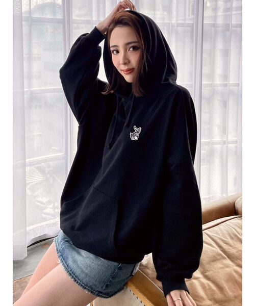 GYDA（ジェイダ）の「CALL BUNNY BIGスウェットパーカー（パーカー