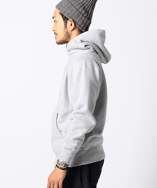 BEAMS（ビームス）の「◆CHESWICK × BEAMS / 別注　刺繍ロゴ スウェットパーカー（パーカー・メンズ・ブラック/グレー/ネイビー・SMALL/MEDIUM/LARGE）」の12枚目の写真