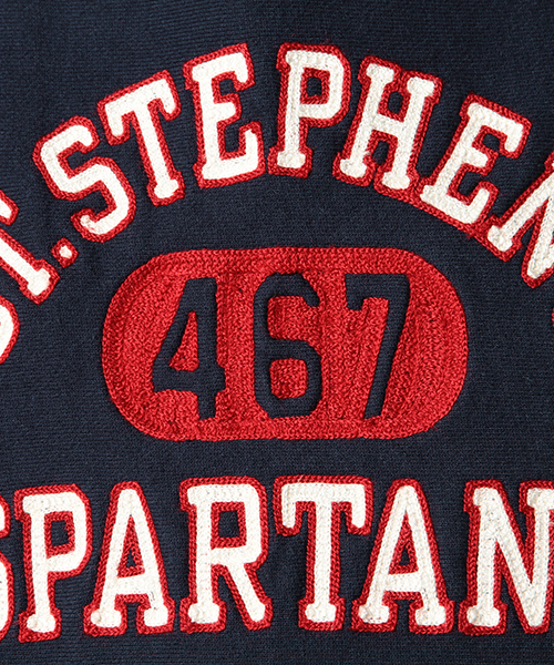 BEAMS（ビームス）の「◆CHESWICK × BEAMS / 別注　刺繍ロゴ スウェットパーカー（パーカー・メンズ・ブラック/グレー/ネイビー・SMALL/MEDIUM/LARGE）」の7枚目の写真