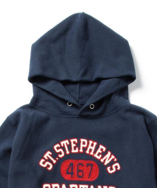 BEAMS（ビームス）の「◆CHESWICK × BEAMS / 別注　刺繍ロゴ スウェットパーカー（パーカー・メンズ・ブラック/グレー/ネイビー・SMALL/MEDIUM/LARGE）」の20枚目の写真