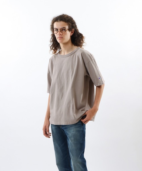 Champion(チャンピオン)の「【Champion/チャンピオン】メンズ MADE IN USA ティーテンイレブン ショートスリーブTシャツ(Tシャツ/カットソー・メンズ・ピーコックグリーン系/ライトパープル/ペールイエロー/ブラック系その他/ライトピンク/アッシュブラウン・MEDIUM/SMALL/X-LARGE/LARGE)」の3枚目の写真