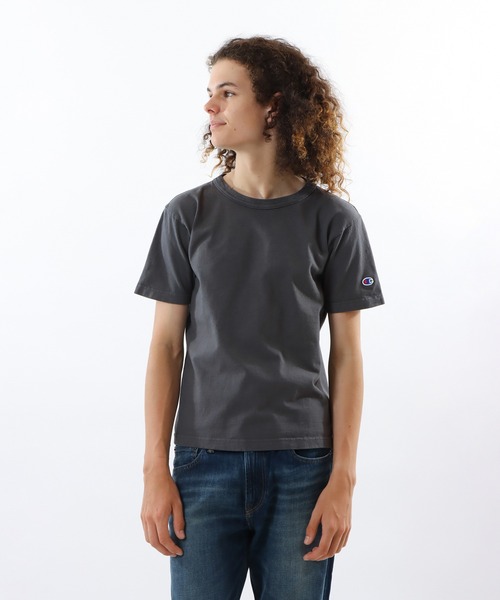 Champion(チャンピオン)の「【Champion/チャンピオン】メンズ MADE IN USA ティーテンイレブン ショートスリーブTシャツ(Tシャツ/カットソー・メンズ・ピーコックグリーン系/ライトパープル/ペールイエロー/ブラック系その他/ライトピンク/アッシュブラウン・MEDIUM/SMALL/X-LARGE/LARGE)」の2枚目の写真