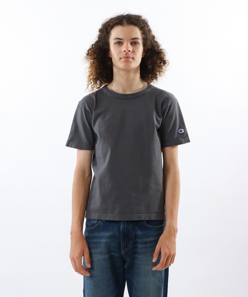 Champion(チャンピオン)の「【Champion/チャンピオン】メンズ MADE IN USA ティーテンイレブン ショートスリーブTシャツ(Tシャツ/カットソー・メンズ・ピーコックグリーン系/ライトパープル/ペールイエロー/ブラック系その他/ライトピンク/アッシュブラウン・MEDIUM/SMALL/X-LARGE/LARGE)」の7枚目の写真