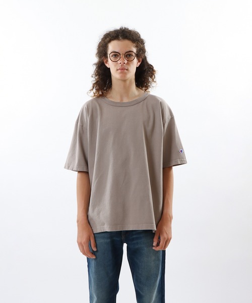 Champion(チャンピオン)の「【Champion/チャンピオン】メンズ MADE IN USA ティーテンイレブン ショートスリーブTシャツ(Tシャツ/カットソー・メンズ・ピーコックグリーン系/ライトパープル/ペールイエロー/ブラック系その他/ライトピンク/アッシュブラウン・MEDIUM/SMALL/X-LARGE/LARGE)」の17枚目の写真