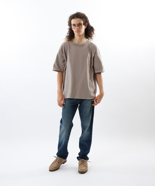 Champion(チャンピオン)の「【Champion/チャンピオン】メンズ MADE IN USA ティーテンイレブン ショートスリーブTシャツ(Tシャツ/カットソー・メンズ・ピーコックグリーン系/ライトパープル/ペールイエロー/ブラック系その他/ライトピンク/アッシュブラウン・MEDIUM/SMALL/X-LARGE/LARGE)」の21枚目の写真