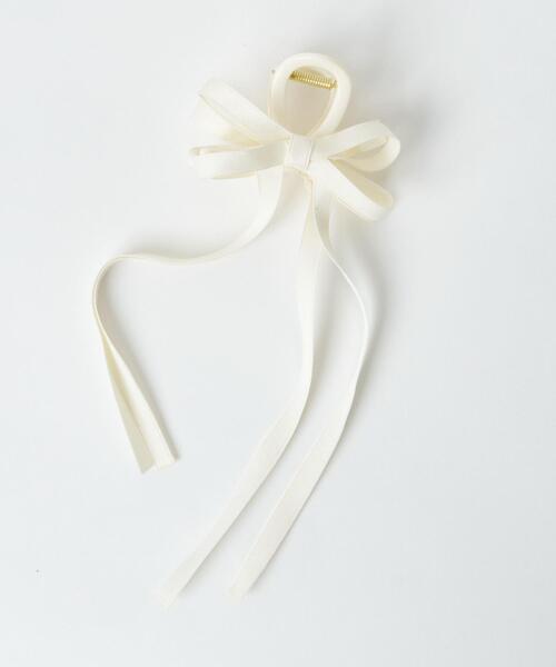 WEGO（ウィゴー）の「WEGO/ロングリボンバンスクリップ（バレッタ/ヘアクリップ・レディース・オフホワイト/ブラック/ライトピンク/その他1/その他2/ベージュ/ライトグレー・FREE）」の10枚目の写真