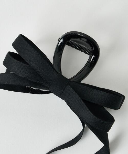 WEGO（ウィゴー）の「WEGO/ロングリボンバンスクリップ（バレッタ/ヘアクリップ・レディース・オフホワイト/ブラック/ライトピンク/その他1/その他2/ベージュ/ライトグレー・FREE）」の12枚目の写真