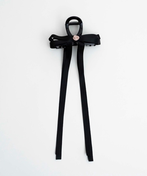 WEGO（ウィゴー）の「WEGO/ロングリボンバンスクリップ（バレッタ/ヘアクリップ・レディース・オフホワイト/ブラック/ライトピンク/その他1/その他2/ベージュ/ライトグレー・FREE）」の17枚目の写真