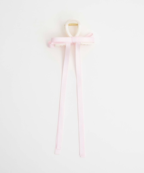 WEGO（ウィゴー）の「WEGO/ロングリボンバンスクリップ（バレッタ/ヘアクリップ・レディース・オフホワイト/ブラック/ライトピンク/その他1/その他2/ベージュ/ライトグレー・FREE）」の15枚目の写真
