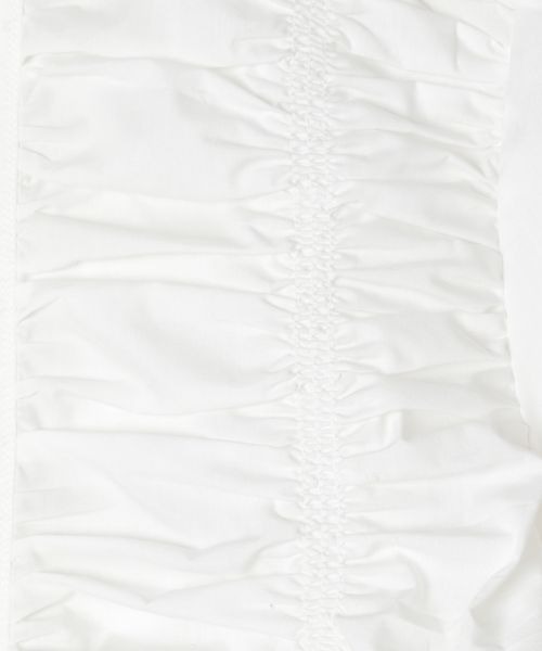 JEANASIS（ジーナシス）の「シャーリングペプラムブラウス/105459（シャツ/ブラウス・レディース・ホワイト/ブラック/ダークグリーン/チャコールグレー・FREE）」の16枚目の写真