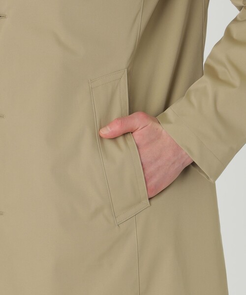 BLACK LABEL CRESTBRIDGE（ブラックレーベル・クレストブリッジ）の「【一部店舗限定】ハイストレッチスプリングステンカラーコート（トレンチコート・メンズ・ベージュ系その他/ネイビー・L/XL/M）」の13枚目の写真