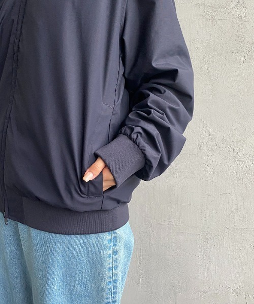 FRED PERRY（フレッドペリー）の「[FRED PERRY/フレッドペリー] ブレンサム ナイロンツイルブルゾン（ブルゾン・レディース・ブラック/ネイビー・S/M/L）」の13枚目の写真