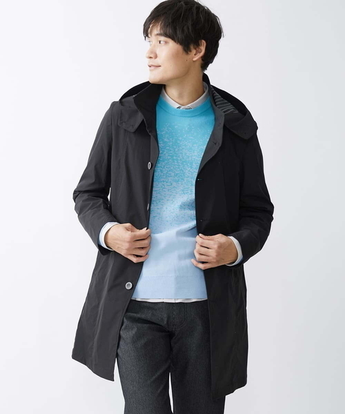 MK MICHEL KLEIN HOMME （エムケーミッシェルクランオム）の「ニット / ラビリンスグラデーション（ニット/セーター・メンズ・ダークインディゴブルー/ピンク/アイボリー・46/48）」の14枚目の写真