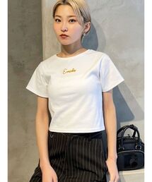 EMODA | ビーズロゴTシャツ(Tシャツ/カットソー)