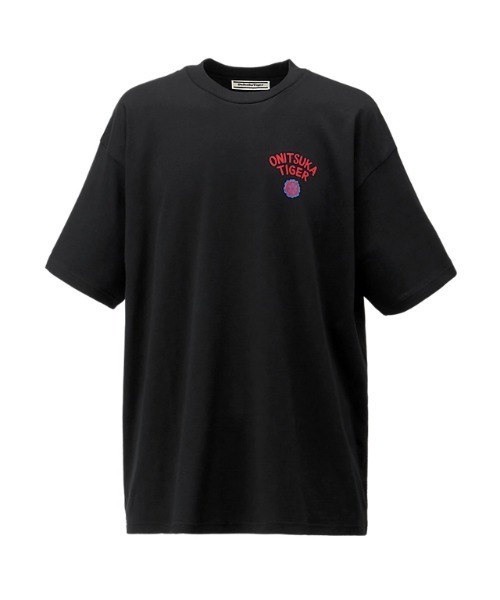 Onitsuka Tiger（オニツカタイガー）の「GRAPHIC TEE / グラフィックティー（Tシャツ/カットソー・レディース・ブラック/オフホワイト・S/M/L/XL）」の7枚目の写真