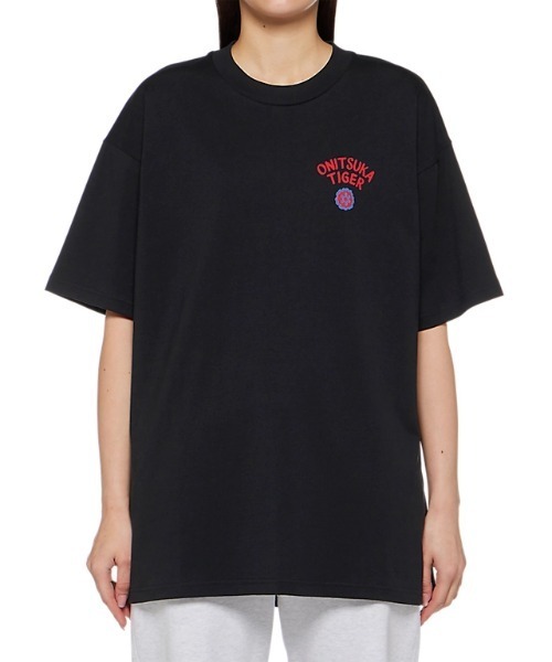 Onitsuka Tiger（オニツカタイガー）の「GRAPHIC TEE / グラフィックティー（Tシャツ/カットソー・レディース・ブラック/オフホワイト・S/M/L/XL）」の10枚目の写真