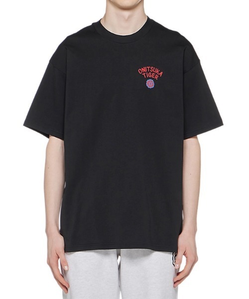 Onitsuka Tiger（オニツカタイガー）の「GRAPHIC TEE / グラフィックティー（Tシャツ/カットソー・レディース・ブラック/オフホワイト・S/M/L/XL）」の8枚目の写真