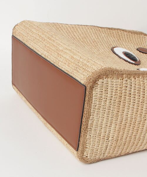 ANYA HINDMARCH(アニヤハインドマーチ)の「ANYA HINDMARCH N/S Tote Small Eyes in Raffia アニヤハインドマーチ アイズ トートバッグ(トートバッグ・レディース・ナチュラル・FREE)」の12枚目の写真