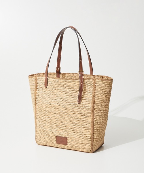 ANYA HINDMARCH(アニヤハインドマーチ)の「ANYA HINDMARCH N/S Tote Small Eyes in Raffia アニヤハインドマーチ アイズ トートバッグ(トートバッグ・レディース・ナチュラル・FREE)」の4枚目の写真