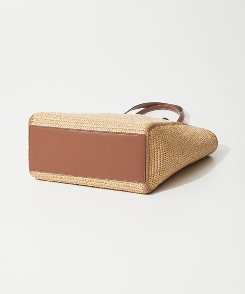 ANYA HINDMARCH(アニヤハインドマーチ)の「ANYA HINDMARCH N/S Tote Small Eyes in Raffia アニヤハインドマーチ アイズ トートバッグ(トートバッグ・レディース・ナチュラル・FREE)」の8枚目の写真