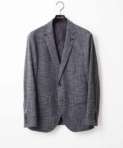 MICHEL KLEIN HOMME (ミッシェルクランオム)の「ベーシックテーラードジャケット セットアップ(テーラードジャケット・メンズ・ネイビー/グレー・MEDIUM/LARGE/X-LARGE)」の1枚目の写真