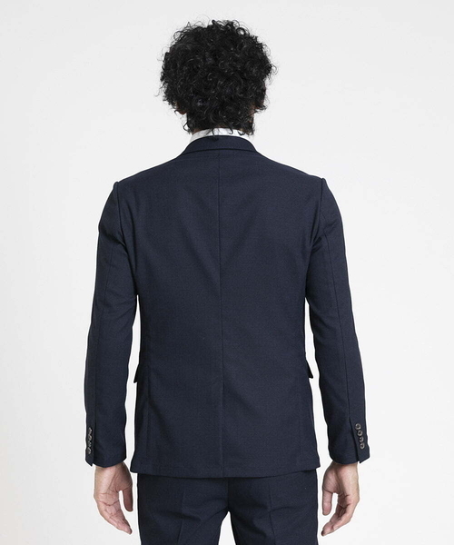MICHEL KLEIN HOMME (ミッシェルクランオム)の「ベーシックテーラードジャケット セットアップ(テーラードジャケット・メンズ・ネイビー/グレー・MEDIUM/LARGE/X-LARGE)」の6枚目の写真