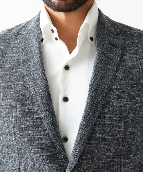 MICHEL KLEIN HOMME (ミッシェルクランオム)の「ベーシックテーラードジャケット セットアップ(テーラードジャケット・メンズ・ネイビー/グレー・MEDIUM/LARGE/X-LARGE)」の13枚目の写真