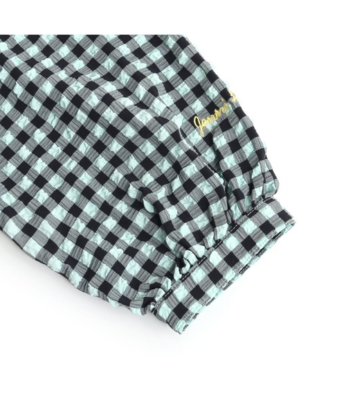 JENNI love（ジェニィラブ）の「ギンガムチェックえり付きブラウス（シャツ/ブラウス・キッズ・オフホワイト/アイボリー/サックスブルー・130cm/140cm/150cm/160cm）」の20枚目の写真