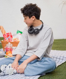 GLOBAL WORK（グローバルワーク）の「USAロゴ刺繍T7分袖/AND YUA ANY/976528（Tシャツ/カットソー・キッズ）」