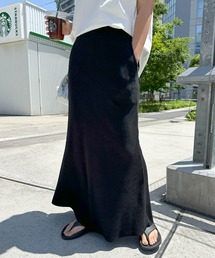 andme | セルフカットリブマーメイドフレアスカート(スカート)