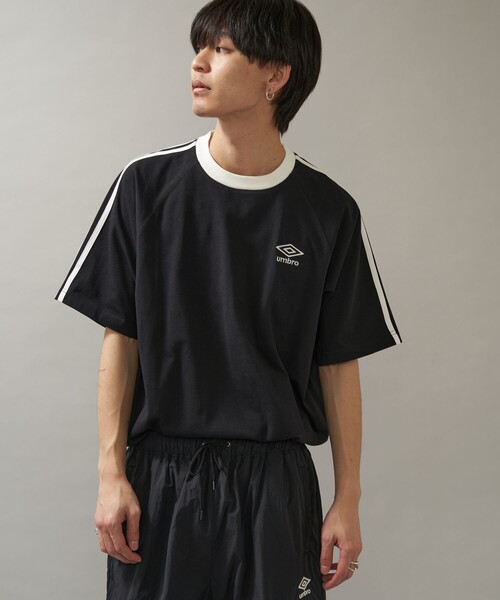 UMBRO 半袖ロゴTシャツカジュアルプリントゆったりユニセックス UMBRO（アンブロ）の「UMBRO/アンブロ 別注 UMBRO バック