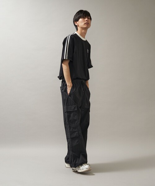 UMBRO(アンブロ)の「UMBRO/アンブロ 別注 UMBRO ラインラグランTシャツ/半袖Tシャツ/ユニセックス(限定展開)(Tシャツ/カットソー・メンズ・ホワイト/ピンク/ネイビー/ブラック・MEDIUM/LARGE)」の13枚目の写真