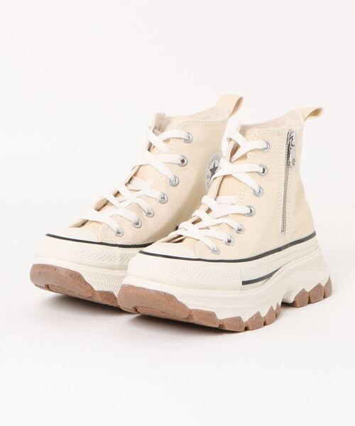 CONVERSE（コンバース）の「《CONVERSE》ALLSTAR (R) TREKWAVE Z HI（スニーカー・レディース・ホワイト系その他/グリーン・23.0cm/23.5cm/24.0cm/24.5cm/25.0cm/22.5cm）」の2枚目の写真