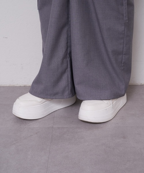 Chico（チコ）の「【2024SS】サイドベルト付スラックスパンツ（スラックス・レディース・ネイビー/グレー/ベージュ・FREE）」の6枚目の写真