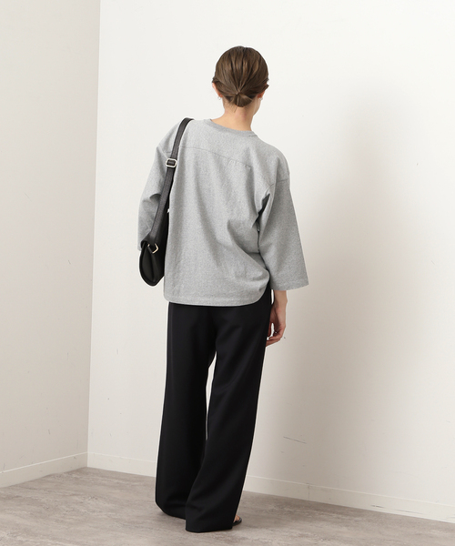 FRAMeWORK（フレームワーク）の「【Champion/チャンピオン】SHORT SLEEVE FOOTBALL SHIRT（Tシャツ/カットソー・レディース・ホワイト/ライトグレー・FREE）」の5枚目の写真