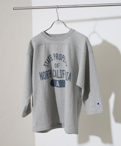 FRAMeWORK（フレームワーク）の「【Champion/チャンピオン】SHORT SLEEVE FOOTBALL SHIRT（Tシャツ/カットソー・レディース・ホワイト/ライトグレー・FREE）」の13枚目の写真