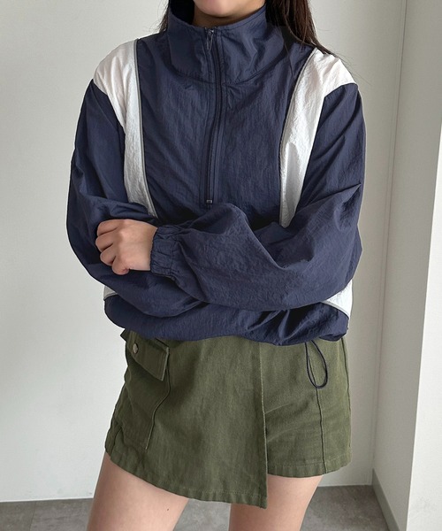apres jour mignon(アプレジュールミニョン)の「配色ハーフジップトップス【ZOZOTOWN限定アイテム】(その他トップス・レディース・ネイビー/カーキ/ボルドー・フリー/X-LARGE)」の17枚目の写真