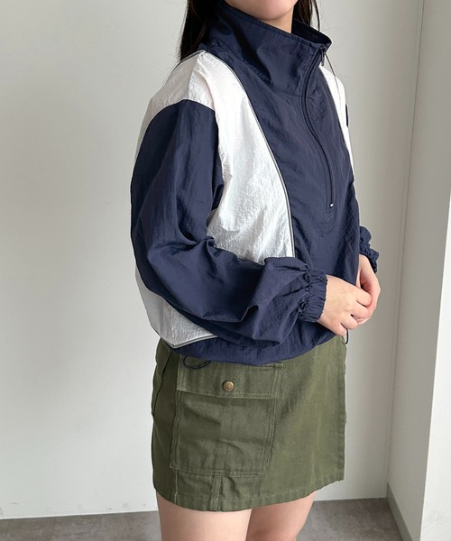 apres jour mignon(アプレジュールミニョン)の「配色ハーフジップトップス【ZOZOTOWN限定アイテム】(その他トップス・レディース・ネイビー/カーキ/ボルドー・フリー/X-LARGE)」の20枚目の写真