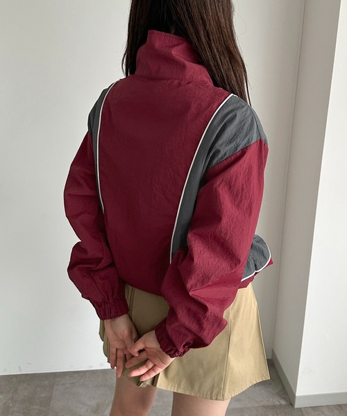 apres jour mignon(アプレジュールミニョン)の「配色ハーフジップトップス【ZOZOTOWN限定アイテム】(その他トップス・レディース・ネイビー/カーキ/ボルドー・フリー/X-LARGE)」の15枚目の写真