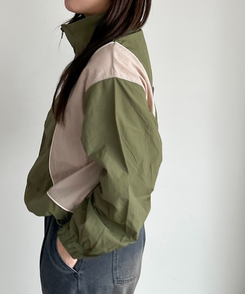 apres jour mignon(アプレジュールミニョン)の「配色ハーフジップトップス【ZOZOTOWN限定アイテム】(その他トップス・レディース・ネイビー/カーキ/ボルドー・フリー/X-LARGE)」の22枚目の写真