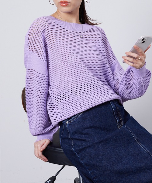 【美品】イエナ maison コットンメッシュプルオーバー 近年モデル maison コットンメッシュプルオーバー
