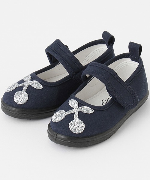 petit main(プティマイン)の「アソートモチーフシューズ(スリッポン・キッズ・オフホワイト/ネイビー/ライトベージュ・16cm/15cm/14cm/19cm/18cm/17cm)」の3枚目の写真