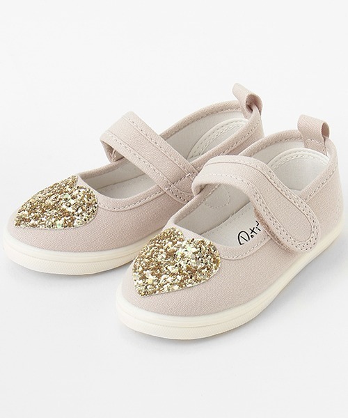 petit main(プティマイン)の「アソートモチーフシューズ(スリッポン・キッズ・オフホワイト/ネイビー/ライトベージュ・16cm/15cm/14cm/19cm/18cm/17cm)」の2枚目の写真