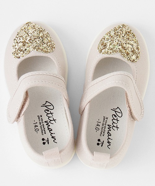 petit main(プティマイン)の「アソートモチーフシューズ(スリッポン・キッズ・オフホワイト/ネイビー/ライトベージュ・16cm/15cm/14cm/19cm/18cm/17cm)」の12枚目の写真