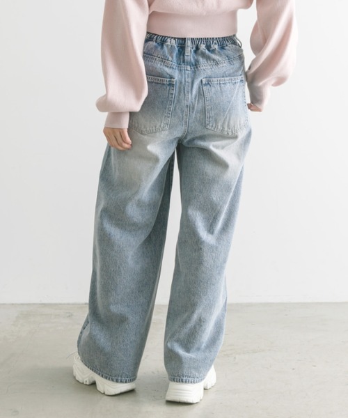 OLIVE des OLIVE（オリーブデオリーブ）の「ゆるたぽタックデニム