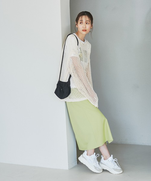 ROPE' PICNIC（ロペピクニック）の「RENU/ロゴ&フォトTシャツ/リンクコーデ（Tシャツ/カットソー・レディース・ブラック/ホワイト/キナリ・38/40）」の12枚目の写真