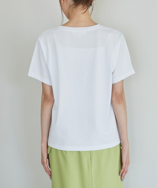 ROPE' PICNIC（ロペピクニック）の「RENU/ロゴ&フォトTシャツ/リンクコーデ（Tシャツ/カットソー・レディース・ブラック/ホワイト/キナリ・38/40）」の21枚目の写真